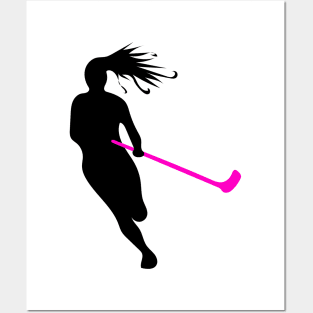 floorball player Posters and Art